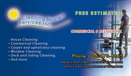 Cleaning Masters Services, Inc.