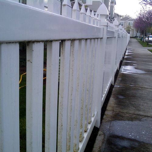 Delicate fencing like this needs to be done using 