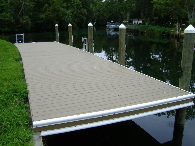 We replaced the old dock that was falling apart wi
