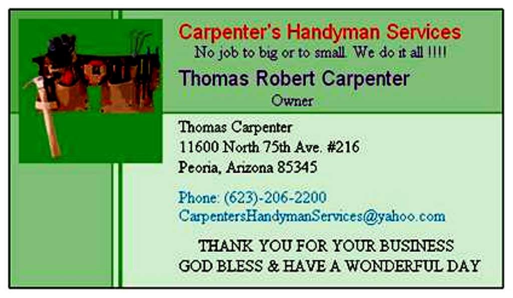 Carpenter's Handyman Services