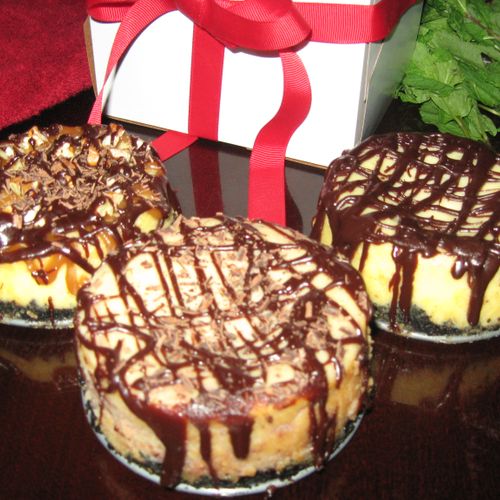 Personal Size Gift Boxed Cheesecakes.