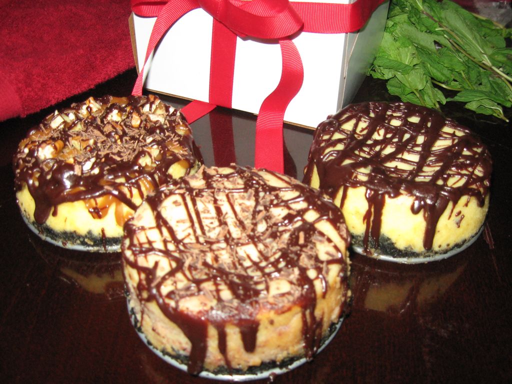 Personal Size Gift Boxed Cheesecakes.