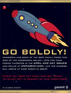 Space Theme for Minnesota Parent Family Favorites