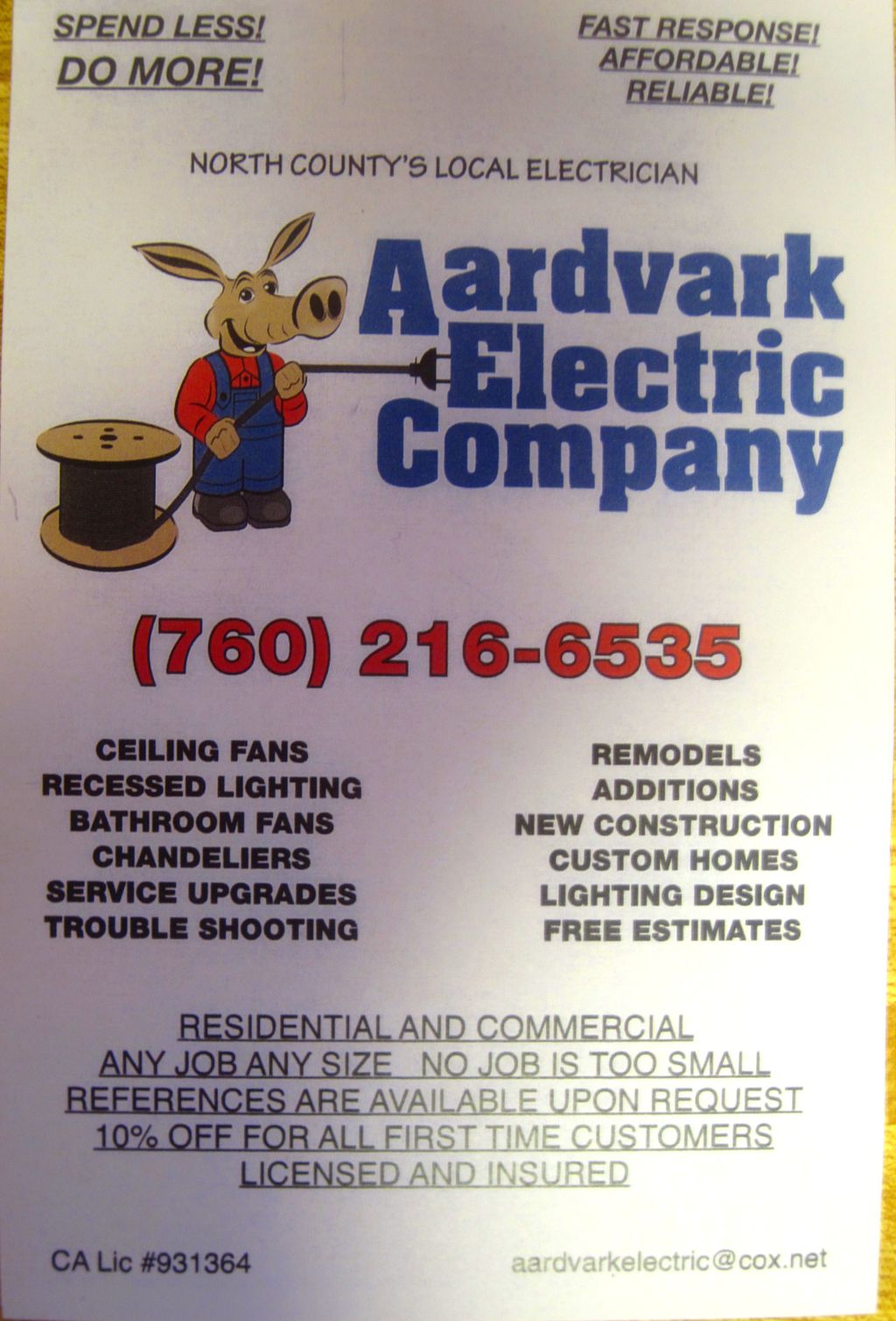 Aardvark Electric Co.