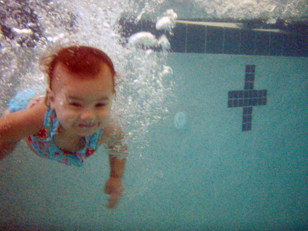 Children can hold their breath from birth!  This o