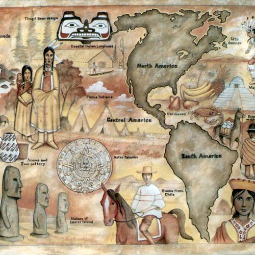 Cultures of the World mural
Morning Star Boy's Ran