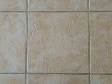 Same tile but after cleaning & sealing.  Notice th
