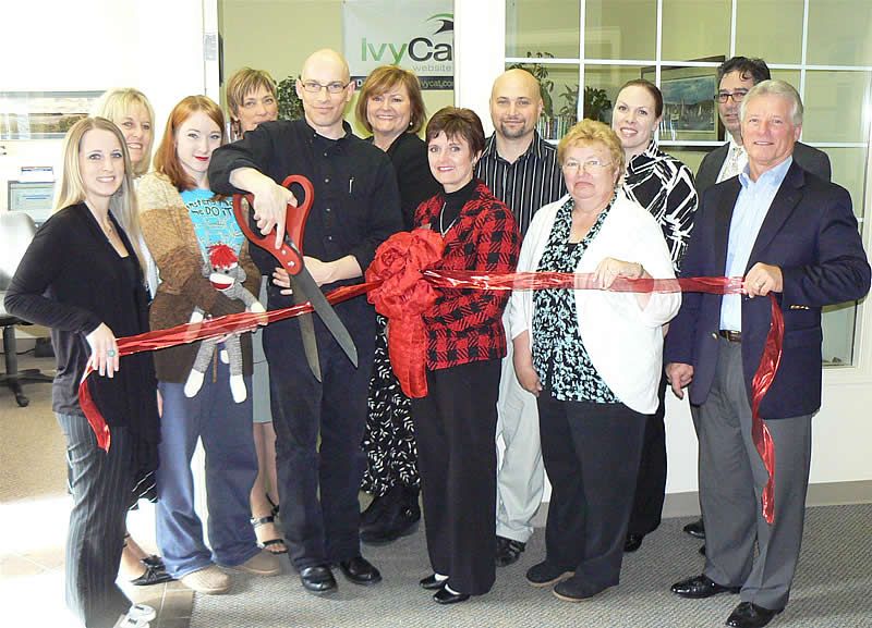 Our Ribbon Cutting ceremony with the Gig Harbor Ch