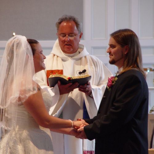 My wedding was performed by Pastor Carl Buffington