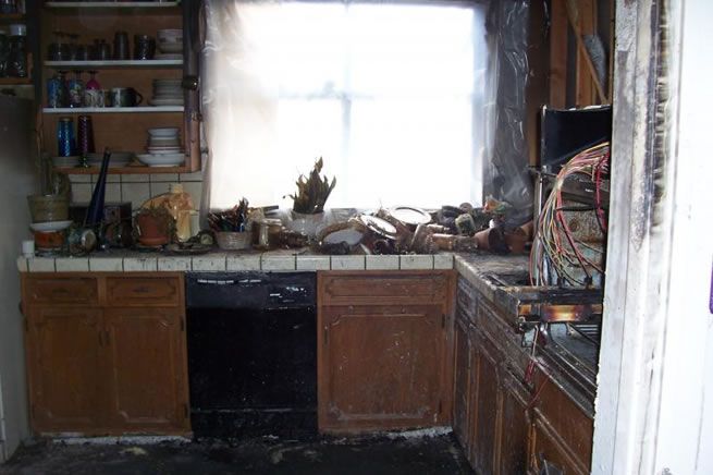 Fire Damage Before
