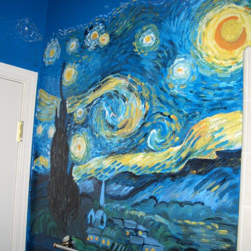 Starry Night (Van Gogh style)