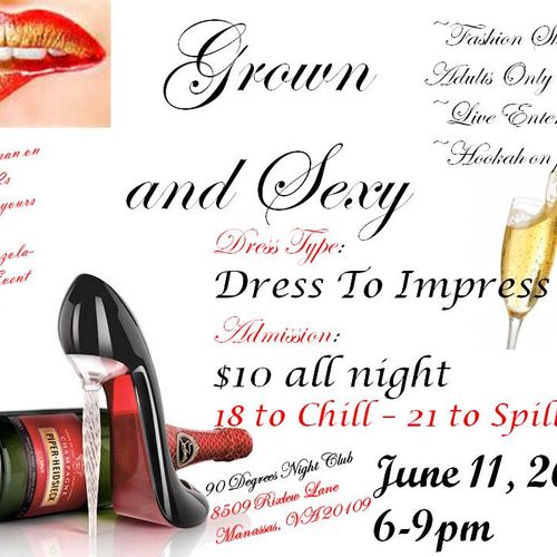 Grown and Sexy Fashion show - attire a must! (No T