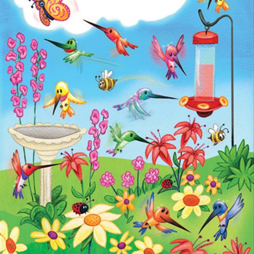 Hummingbird game for Your Big Backyard magazine