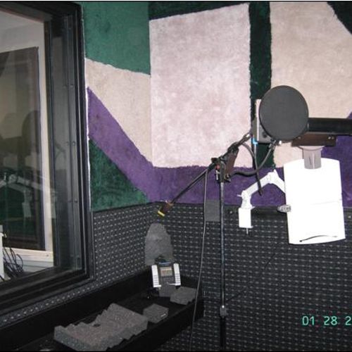 Isolated Vocal Booth with AKG 414