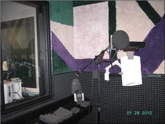 Isolated Vocal Booth with AKG 414