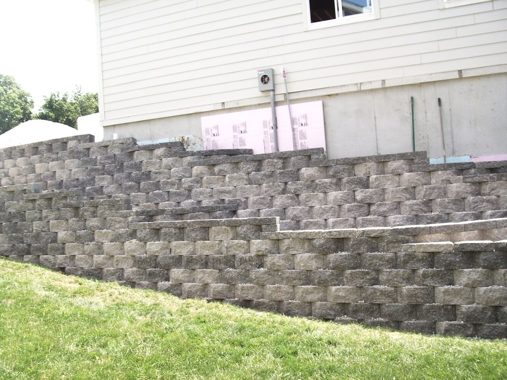 A beautiful retaining wall
