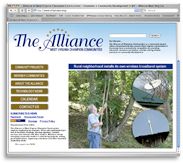 Developed and update the website for the Alliance 