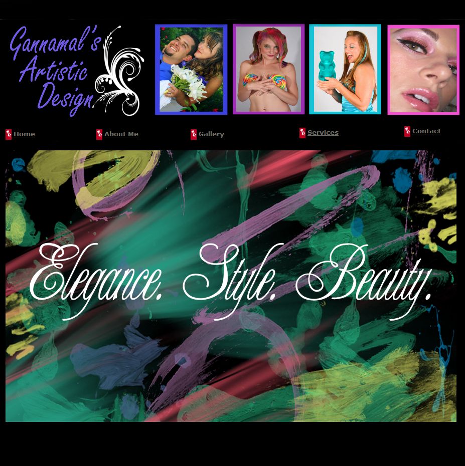 Gannamals Artistic Design Website