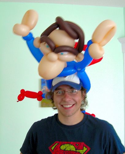 Balloon Superman Hat!