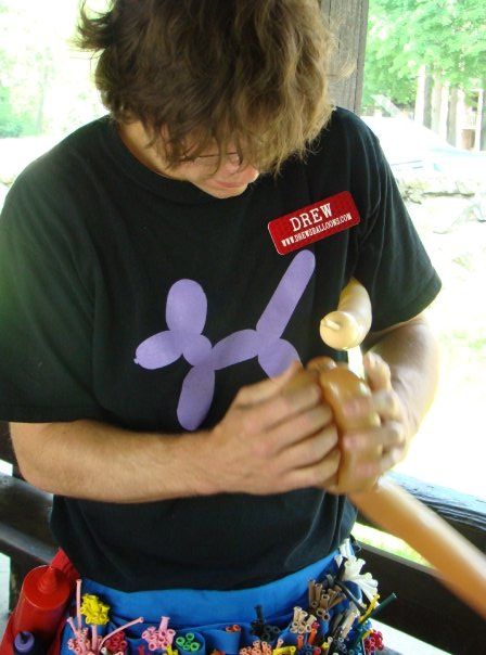 Busy making a monkey.