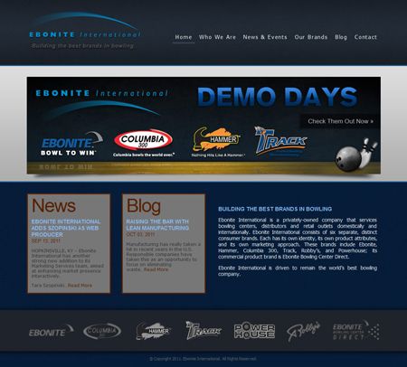 Ebonite International, the world's largest bowling