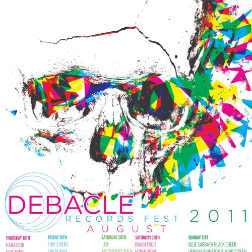 Poster from the Debacle Records Festival: http://d