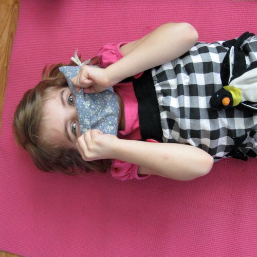 Carmen Kronske my little yoga star!