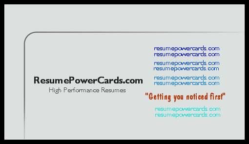 ResumePowerCards