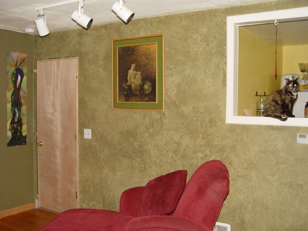 moss faux finish