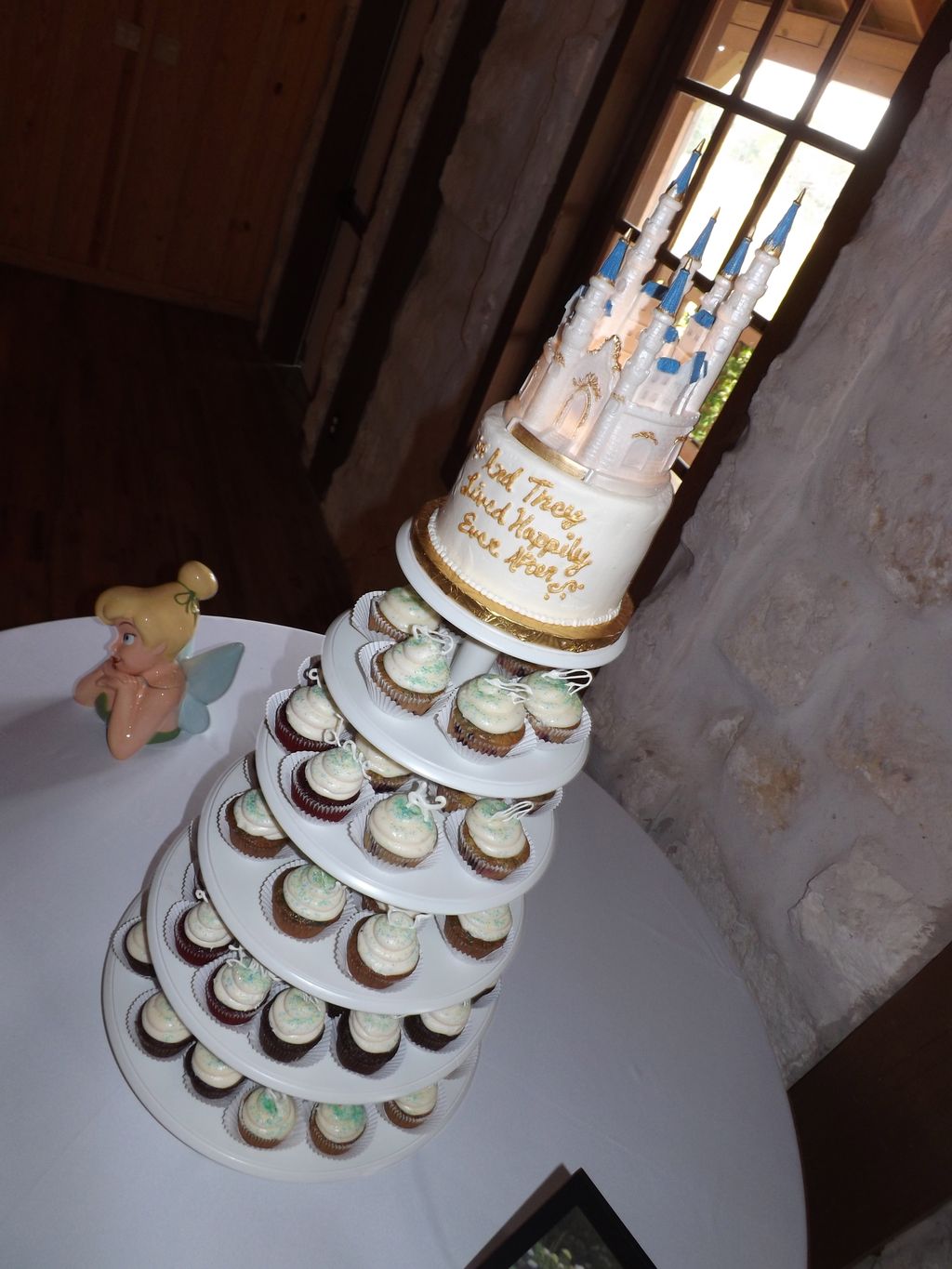 Disney Wedding Cupcake Tower