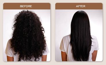 Brazilian Blowout  Before and After