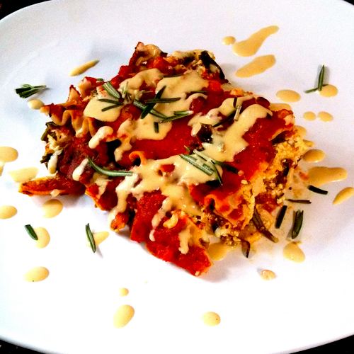 Gluten-Free & Vegan Rosemary Lasagna