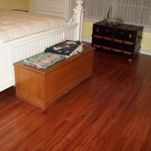 brazilian cherry wood floor
