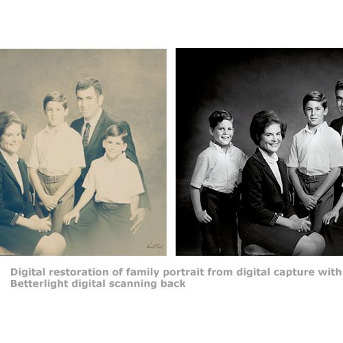 Photographic Restoration from Family Portrait