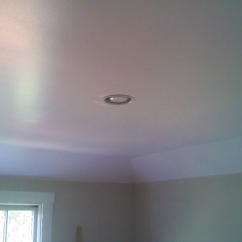 Tray ceiling.