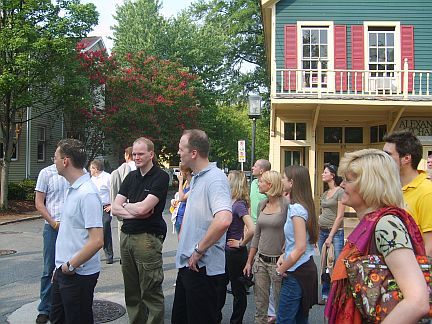 German MBA students from Pfeiffer University enjoy