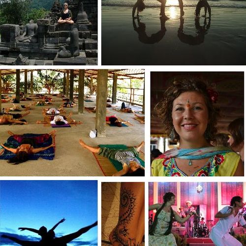 Dance and yoga around the world, picture of time s