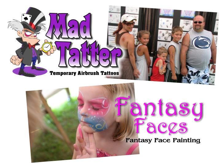 Mad Tatter Tattoos & Fantasy Faces Face Painting
