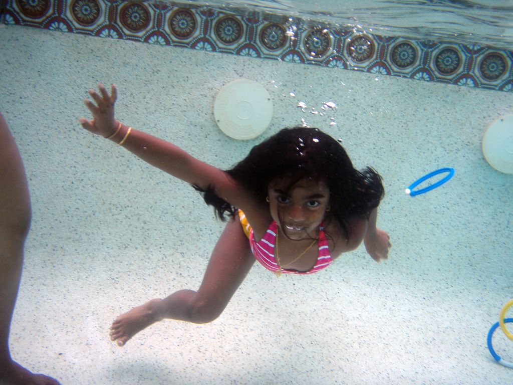 The camera is a great lure for children!