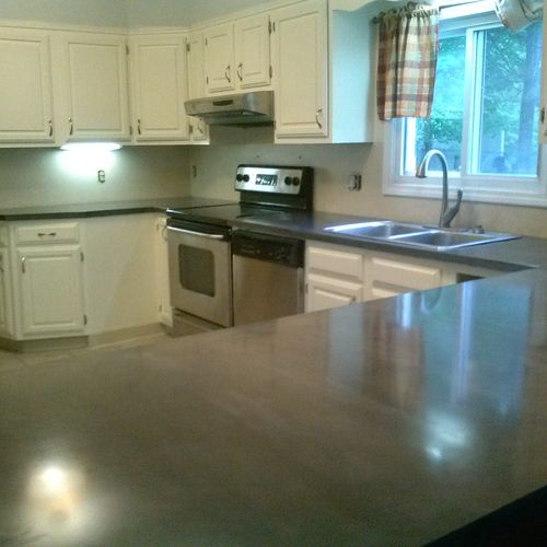 Brand new kitchen, Colonie NY cabinets and counter