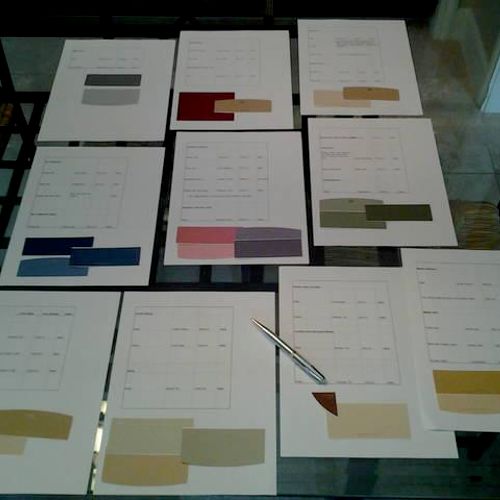Yes, we can help develop a whole-house color story