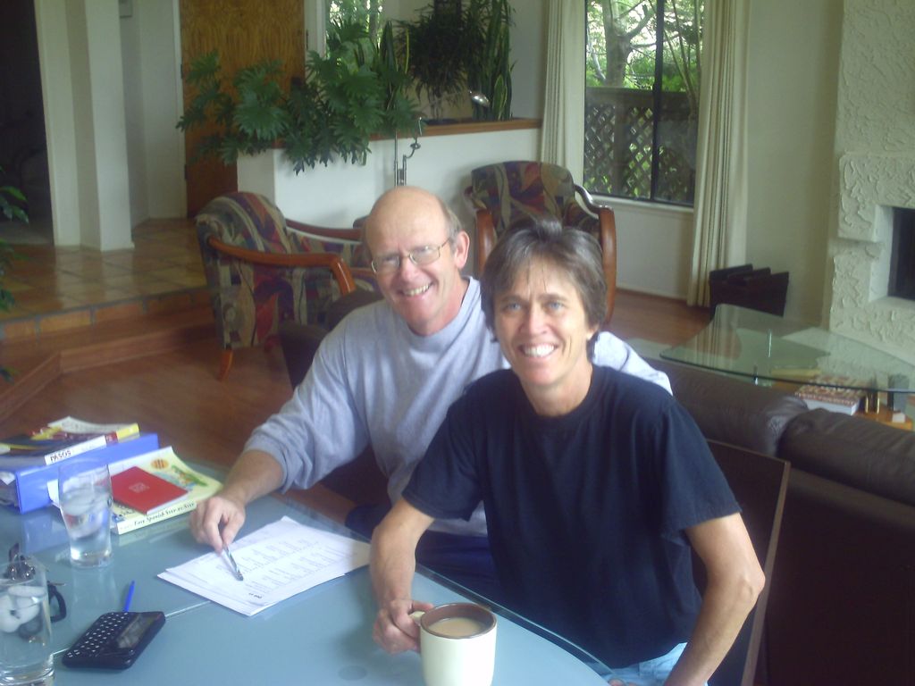 The Hawkins. Encinitas folks eager to learn Spanis