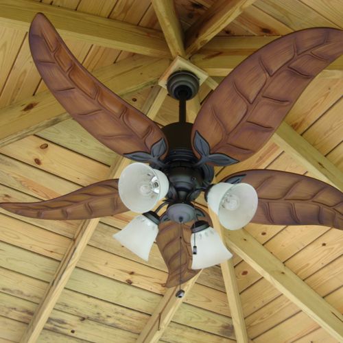 Install ceiling fans anywhere there is electricity