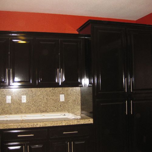 cabinet painting and interior painting
