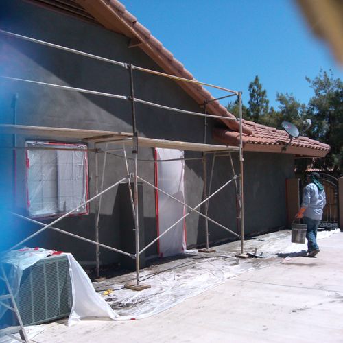 Re-stucco & paint homes (exterior & interior).