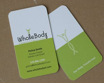 identity and business cards for holistic fitness c