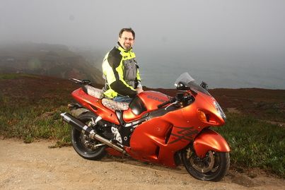 Yes, I ride a motorcycle.  I will ride it to your 