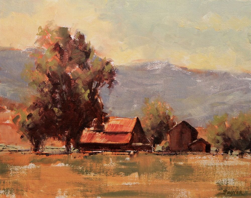 'Seeking Shade'
8x10, Oil on Canvas Board