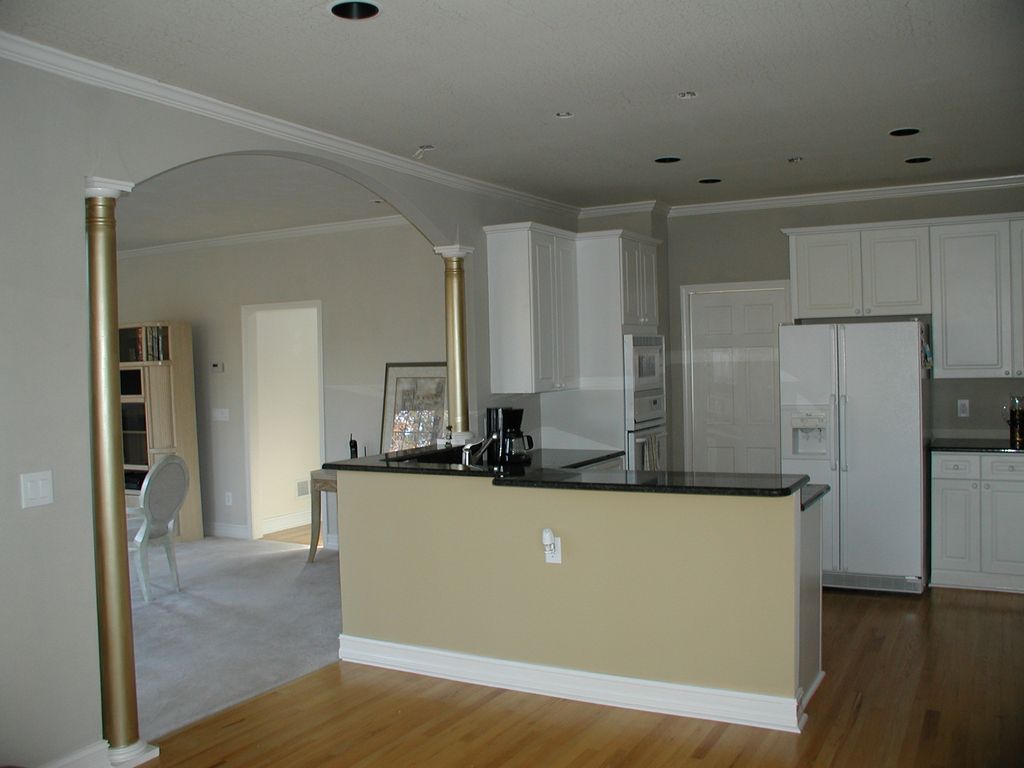 Remodeled Kitchen With Granite Counter Tops