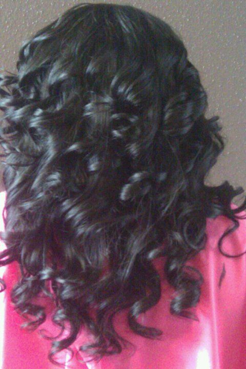 Sew In w/ curls